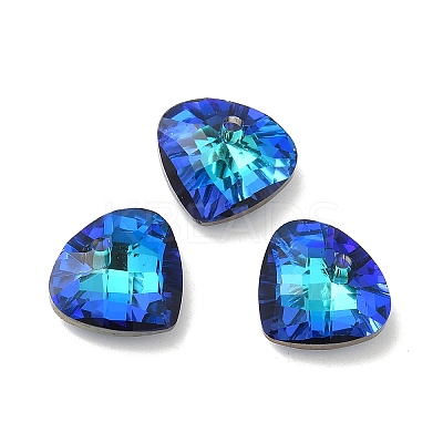 Electroplated Glass Pendants X-EGLA-M029-02-1