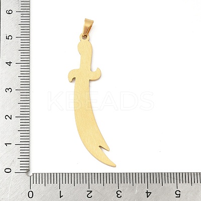 304 Stainless Steel Big Pendants LS-STAS-F326-20G-1