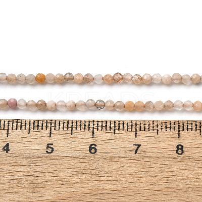 Natural Peach Moonstone Beads Strands G-A276-C12-2mm-1