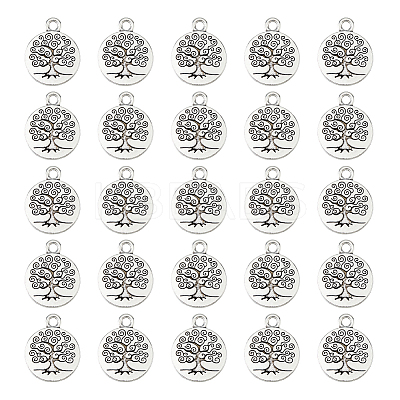 Tibetan Style Alloy Pendants FIND-DC0006-12B-1