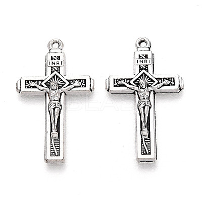 Tibetan Style Alloy Pendants TIBEP-T054-11AS-1