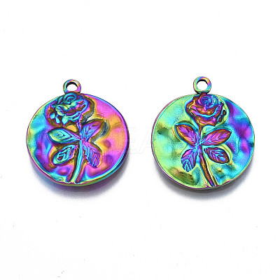 Ion Plating(IP) 304 Stainless Steel Pendants STAS-S119-122-1