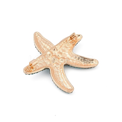 Zinc Alloy Emerald Rhinestone Brooch JEWB-C040-01A-G-1
