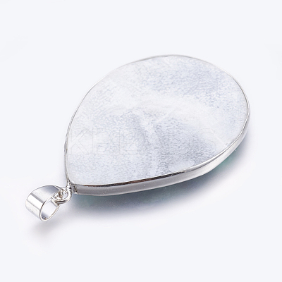 Abalone Shell/Paua Shell Pendants SSHEL-P014-25-1