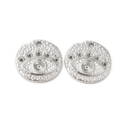 Tarnish Resistant 304 Stainless Steel Pendant Rhineatone Settings STAS-L268-005P-1
