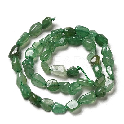 Natural Green Aventurine Beads Strands G-I351-A06-1