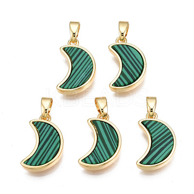 Real 18K Gold Plated Brass Pendants KK-N233-170A-01D-1
