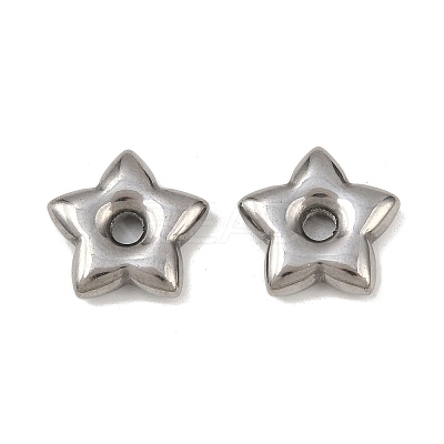 304 Stainless Steel Beads STAS-A129-01P-1
