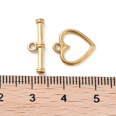 Ion Plating(IP) 304 Stainless Steel Toggle Clasps X-STAS-A092-08B-G-1