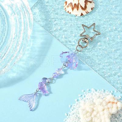 Glass & Lampwork & Acrylic Pendant Decorations KEYC-FS00033-01-1