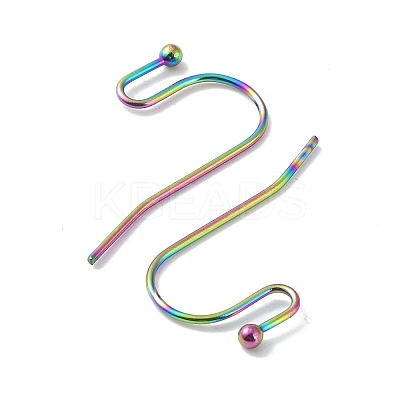 Ion Plating(IP) 316 Stainless Steel Earring Hooks STAS-E145-09M-1