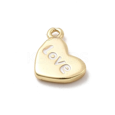 Brass Enamel Pendants KK-P338-40G-01-1