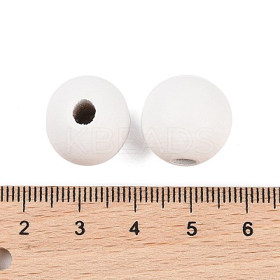 Wood European Beads WOOD-M014-01B-1