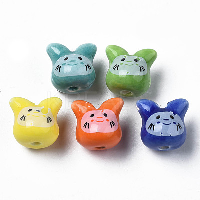 Handmade Porcelain Beads PORC-T007-1