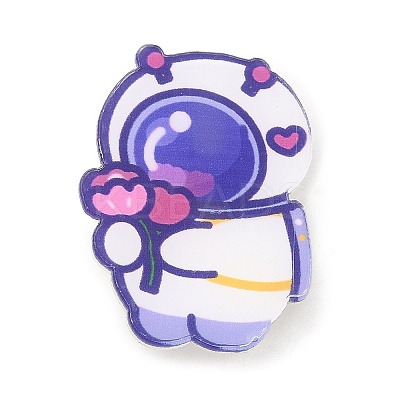 Cartoon Style Acrylic Brooches LS-JEWB-P018-02H-1
