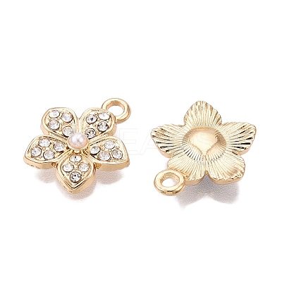 Rack Plating Alloy Pave Rhinestone Pendants FIND-N005-15A-1