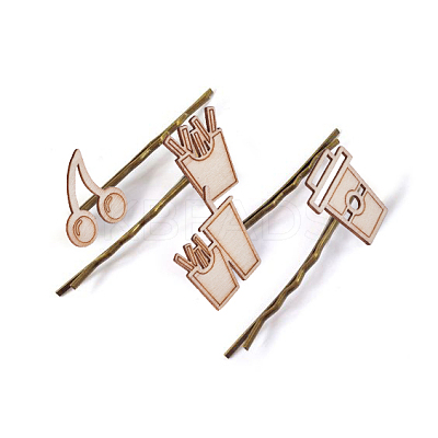 Wooden Cabochons WOOD-CJ0001-34-1