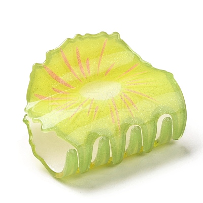 Lemon Pattern Acrylic Claw Hair Clips PHAR-G004-01-1