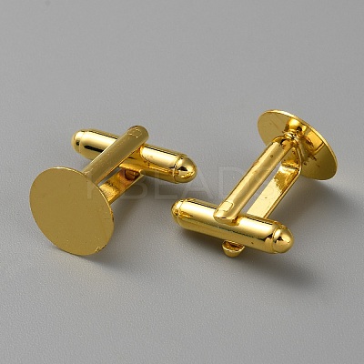 Brass Cufflinks for Men FIND-WH0420-52A-G-1