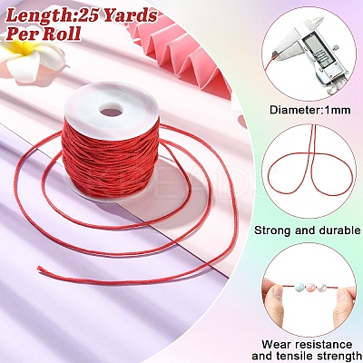 23M Round Waxed Cotton Cords YC-YW0001-13-1