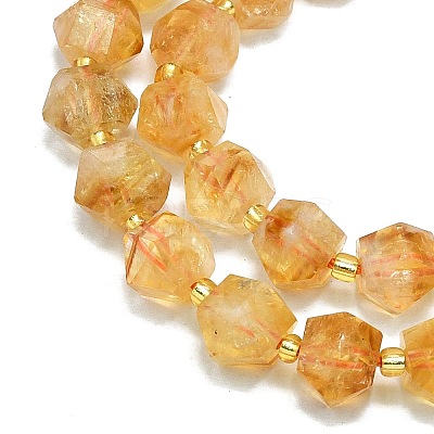 Heated Natural Citrine Beads Strand G-I376-A46-01-1