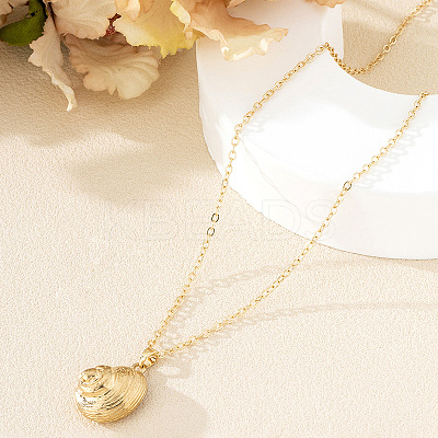 Summer Beach Alloy Pendant Necklaces for Women FS-WGAF64A-03-1