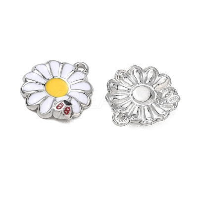 304 Stainless Steel Enamel Pendants SA-CBA7876-31P-03-1