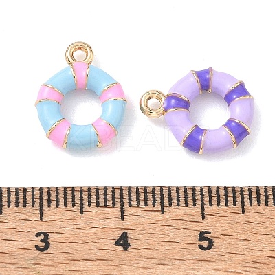 Alloy Enamel Pendants FIND-B069-08-1