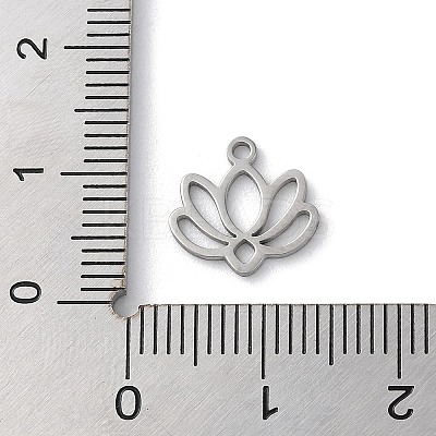 Non-Tarnish 304 Stainless Steel Pendants STAS-P338-02P-1