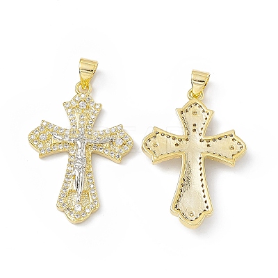 Rack Plating Eco-friendly Brass Charms KK-B065-10P-1