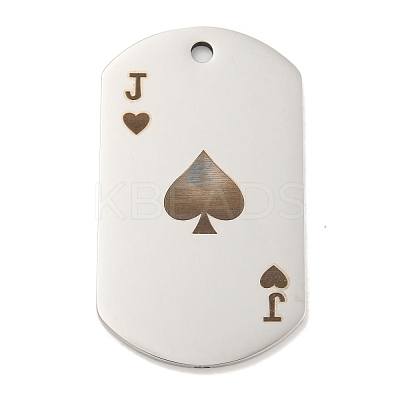 Non-Tarnish 201 Stainless Steel Pendants STAS-L079-16P-1