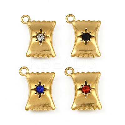304 Stainless Steel Charms STAS-I342-05G-1