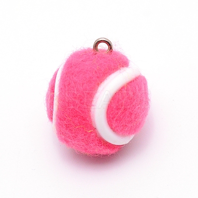 Cloth Fabric Pendants FIND-TAC0006-27E-1