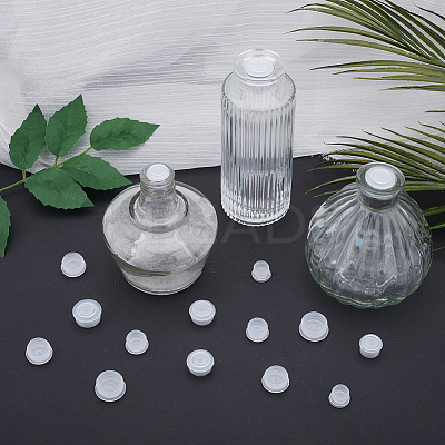80 Sets 4 Styles Plastic Dustproof Bottle Stoppers AJEW-GF0008-15B-1