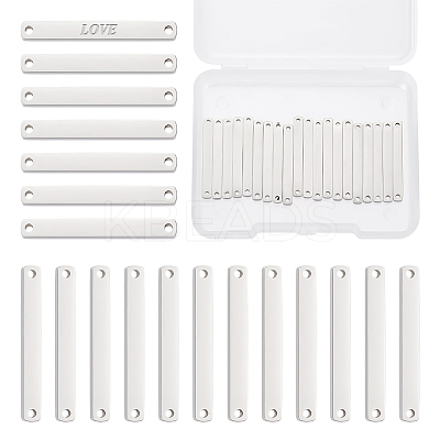 20Pcs 304 Stainless Steel Connector Charms FIND-UN0003-78-1