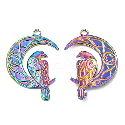 304 Stainless Steel Pendants STAS-Z041-27RC-1