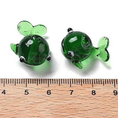 Handmade Lampwork Bumpy Beads LAMP-P067-02-1