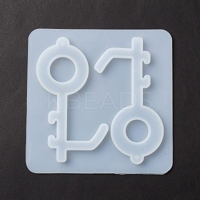 Key Shape DIY Pendant Silicone Molds DIY-F114-12-1