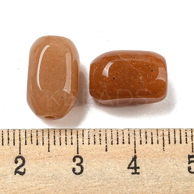 Natural Red Aventurine Beads G-B070-14-1