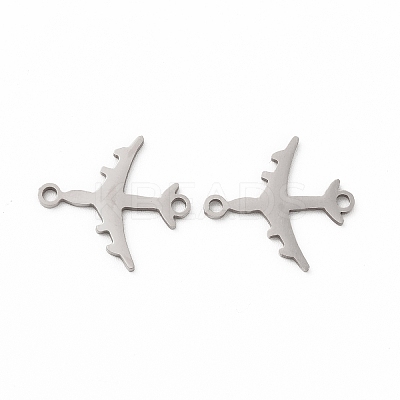 Non-Tarnish 201 Stainless Steel Connector Charms STAS-K251-090P-1