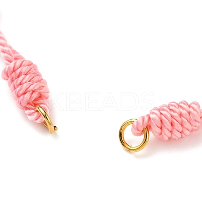 Adjustable Braided Nylon Cord Bracelet Making AJEW-JB00758-02-1