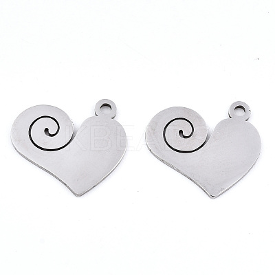 Non-Tarnish 201 Stainless Steel Pendants STAS-S081-086-1