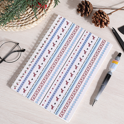 Sticker Collecting Loose-leaf A5 Spiral Bound Notebook AJEW-CP0007-84F-1