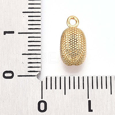 Brass Micro Pave Clear Cubic Zirconia Pendants KK-T075-44G-1