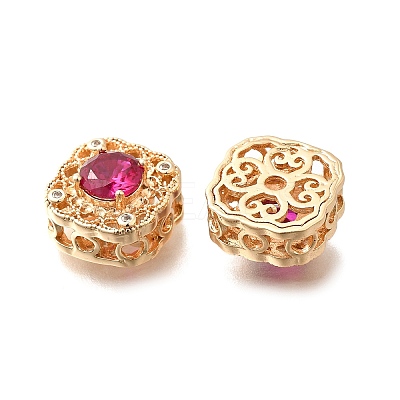 Brass Glass Beads KK-M318-38G-01-1