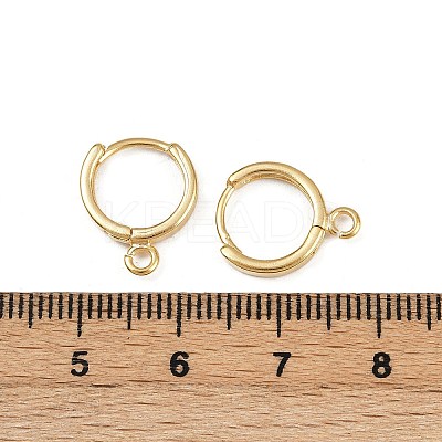 Brass Hoop Earring Findings KK-P310-26B-G-1