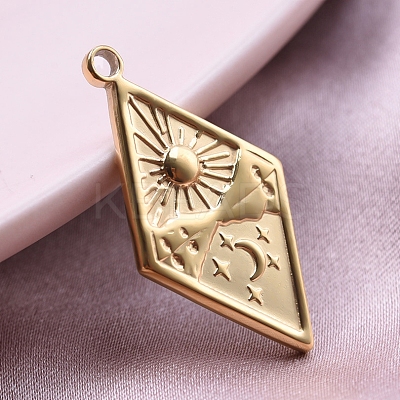 304 Stainless Steel Pendants PW-WG4ABE9-02-1