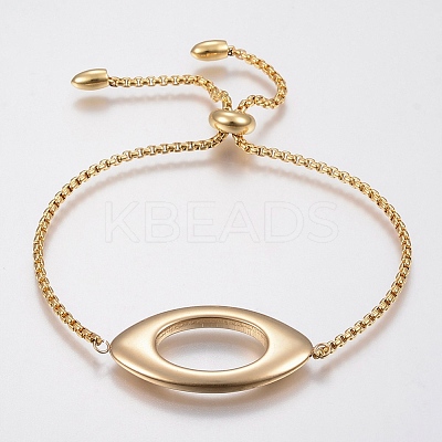 Sports Theme 304 Stainless Steel Bracelets BJEW-I244-06G-1