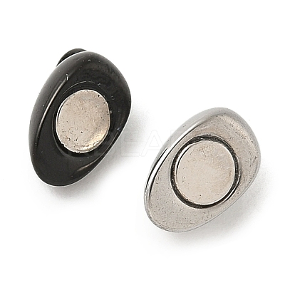 304 Stainless Steel Two Tone Magnetic Clasps STAS-Z147-03EB-02-1