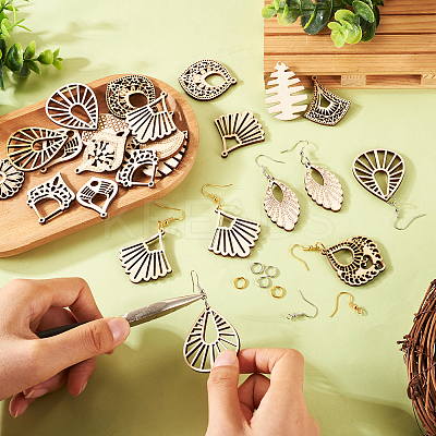 DIY Geometry Earring Making Kit DIY-TA0005-57-1